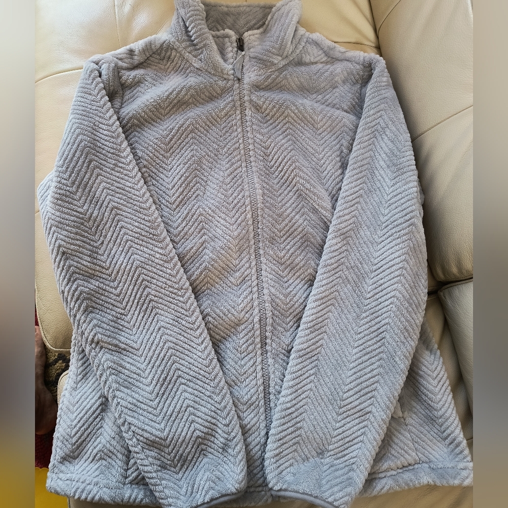 Women's Gray Chevron Jacket